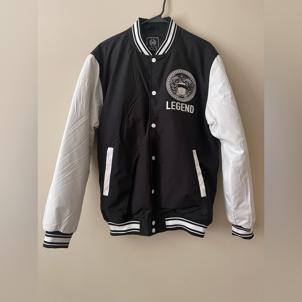 Black and White Varsity Jacket